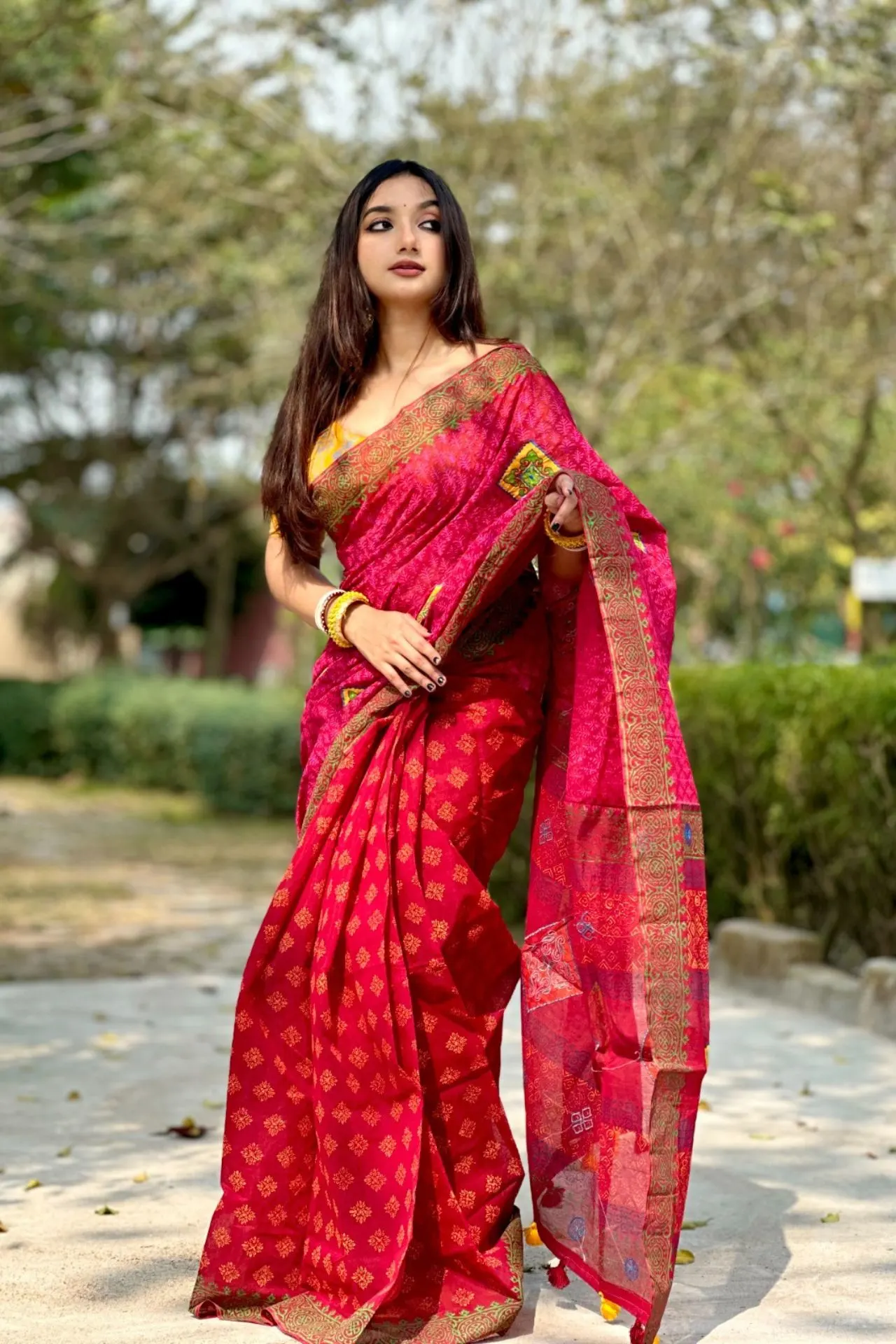 applique-work-block-print-saree-abs-05