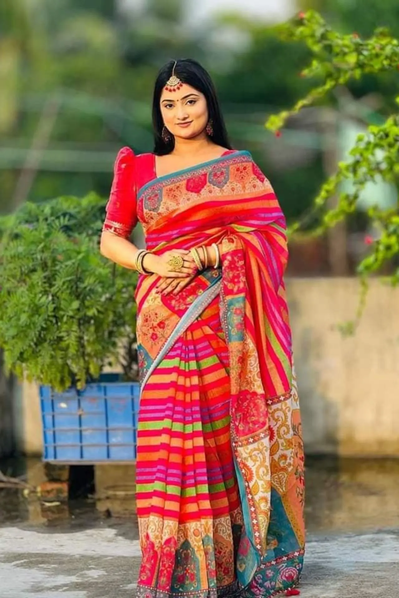 chanderi-silk-digital-print-saree-cds-11